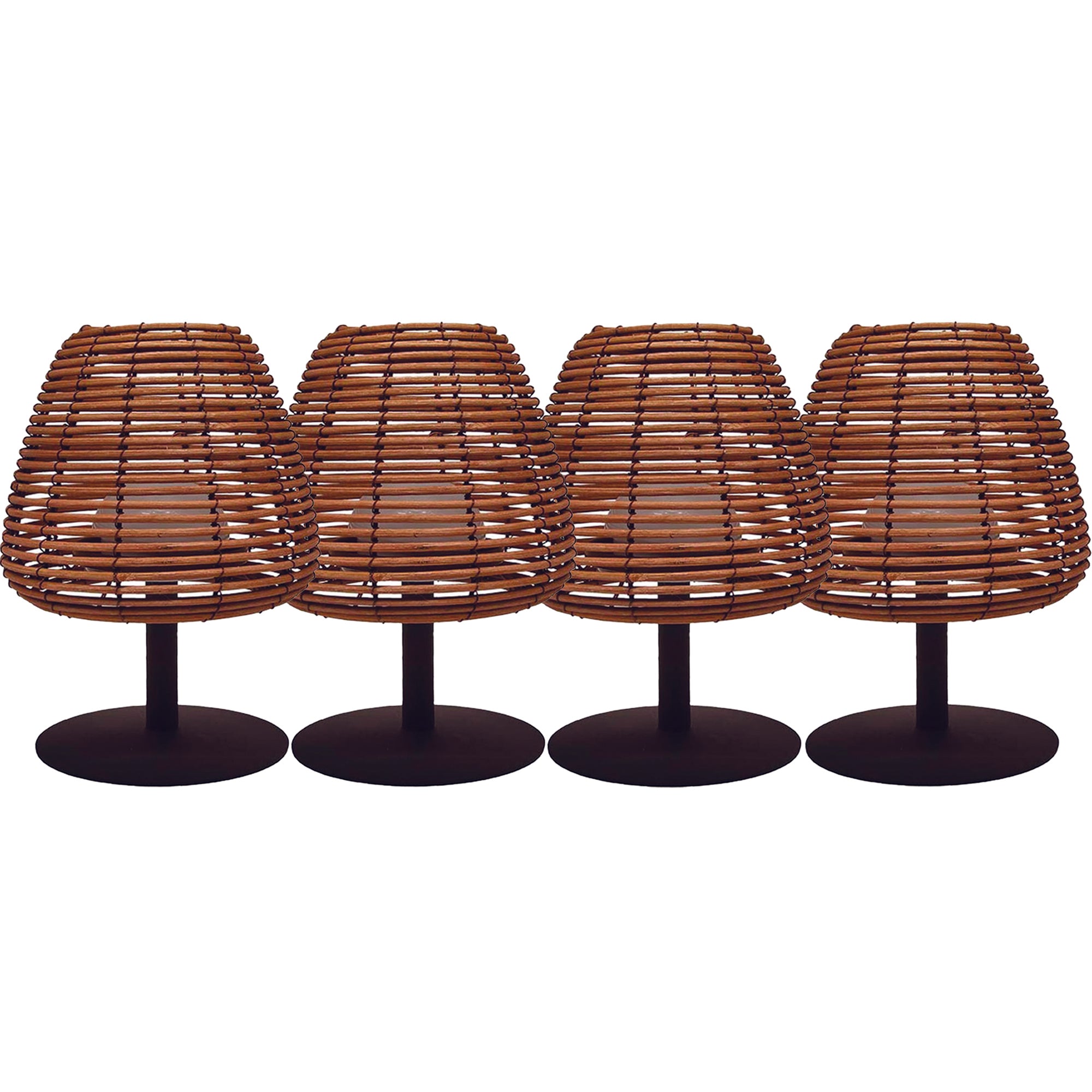 Lot de 4 Lampes de table sans fil LED 4x STANDY MINI, LUMISKY