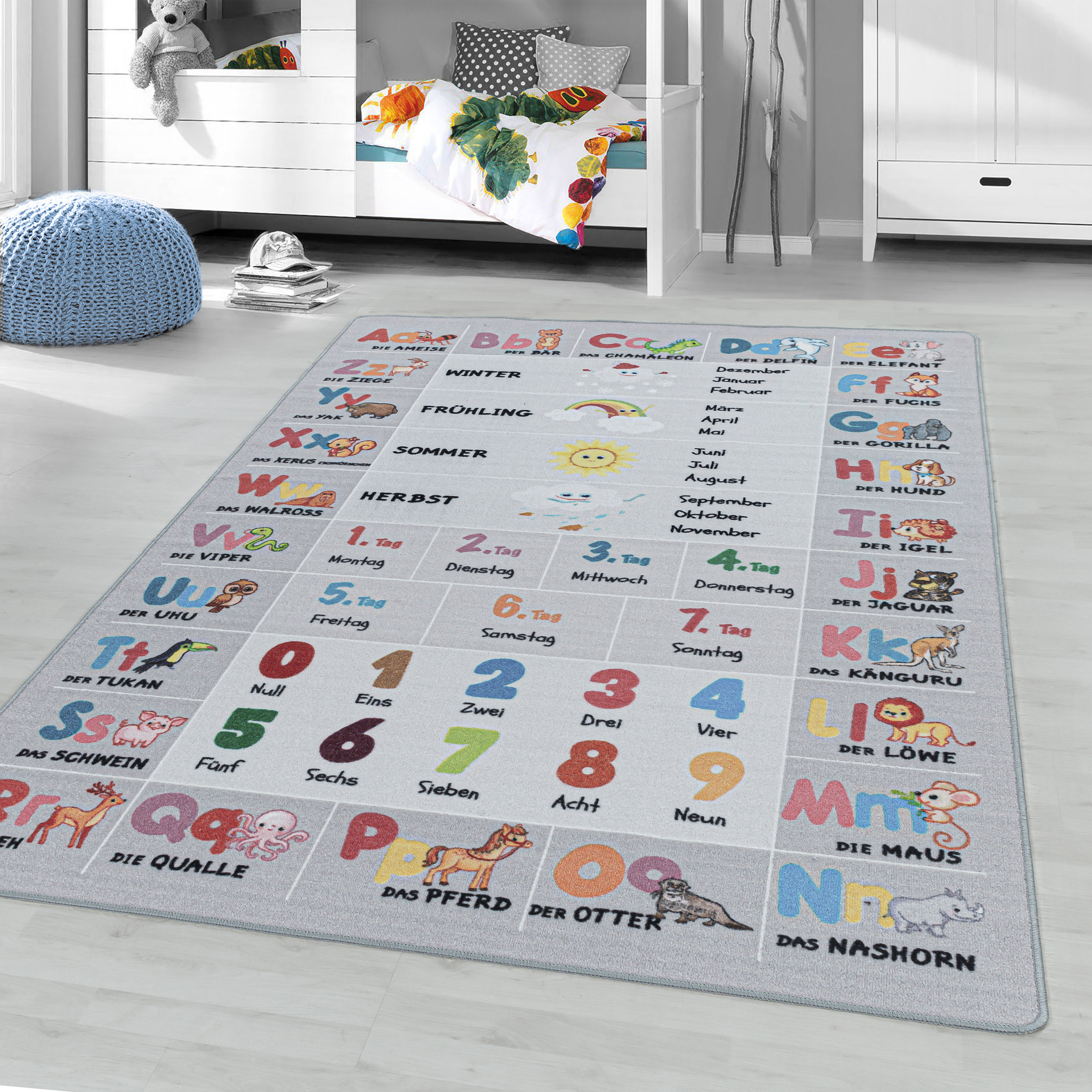Tapis enfant alphabet PLAY, NAZAR RUGS