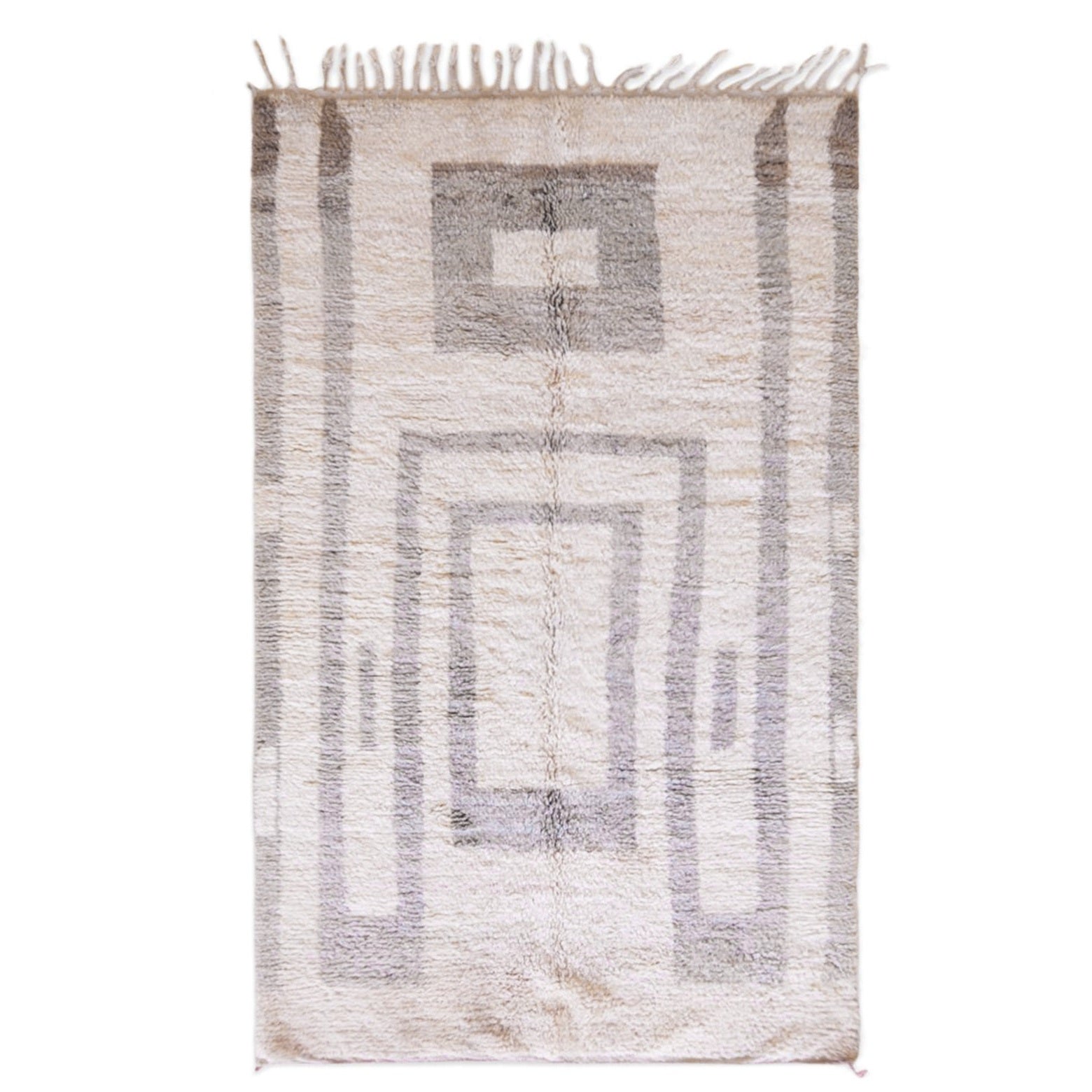 Tapis berbère élégant au style graphique unique en laine 162 x 266 cm, AFK LIVING
