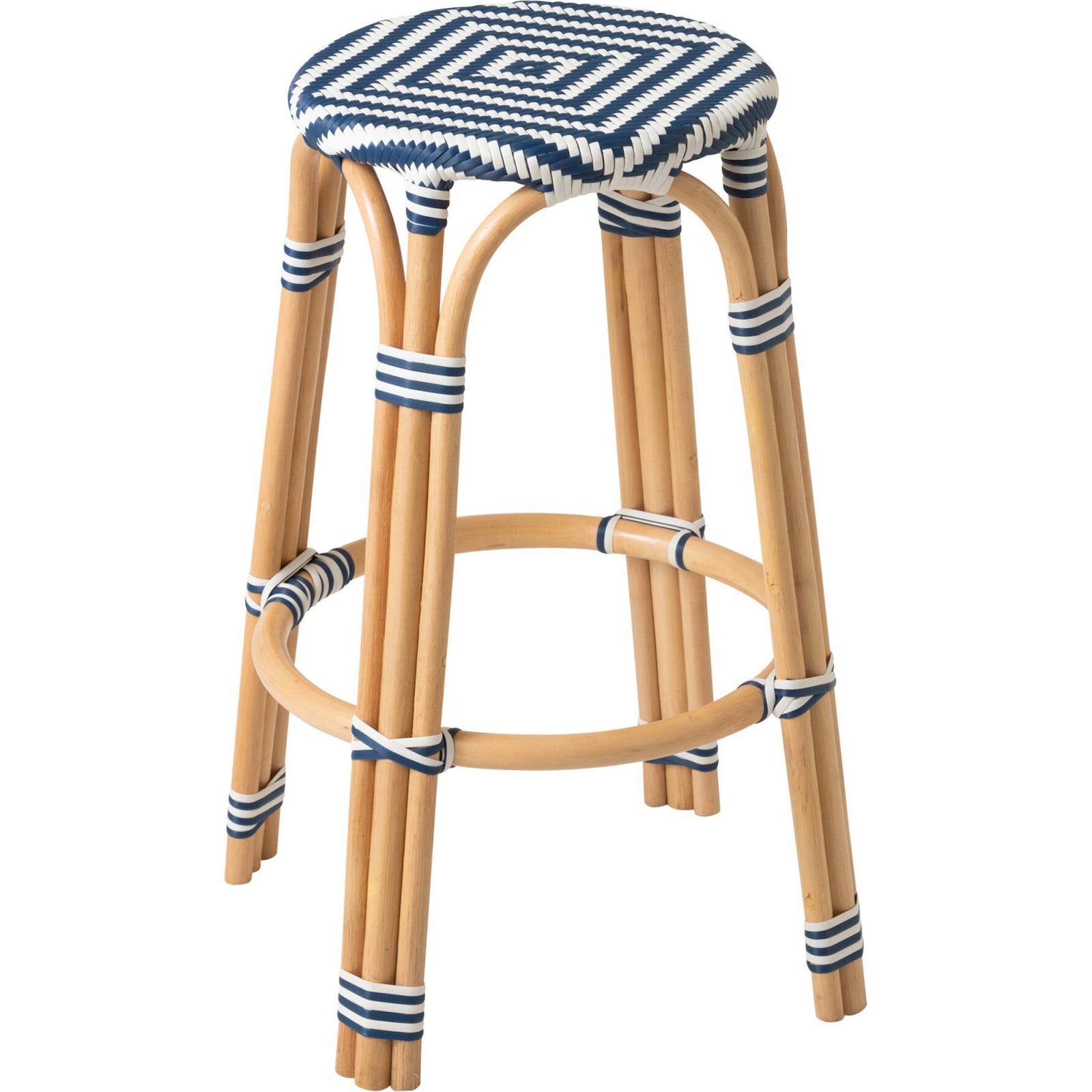 Tabouret de bar en rotin tressé, RECOLLECTION