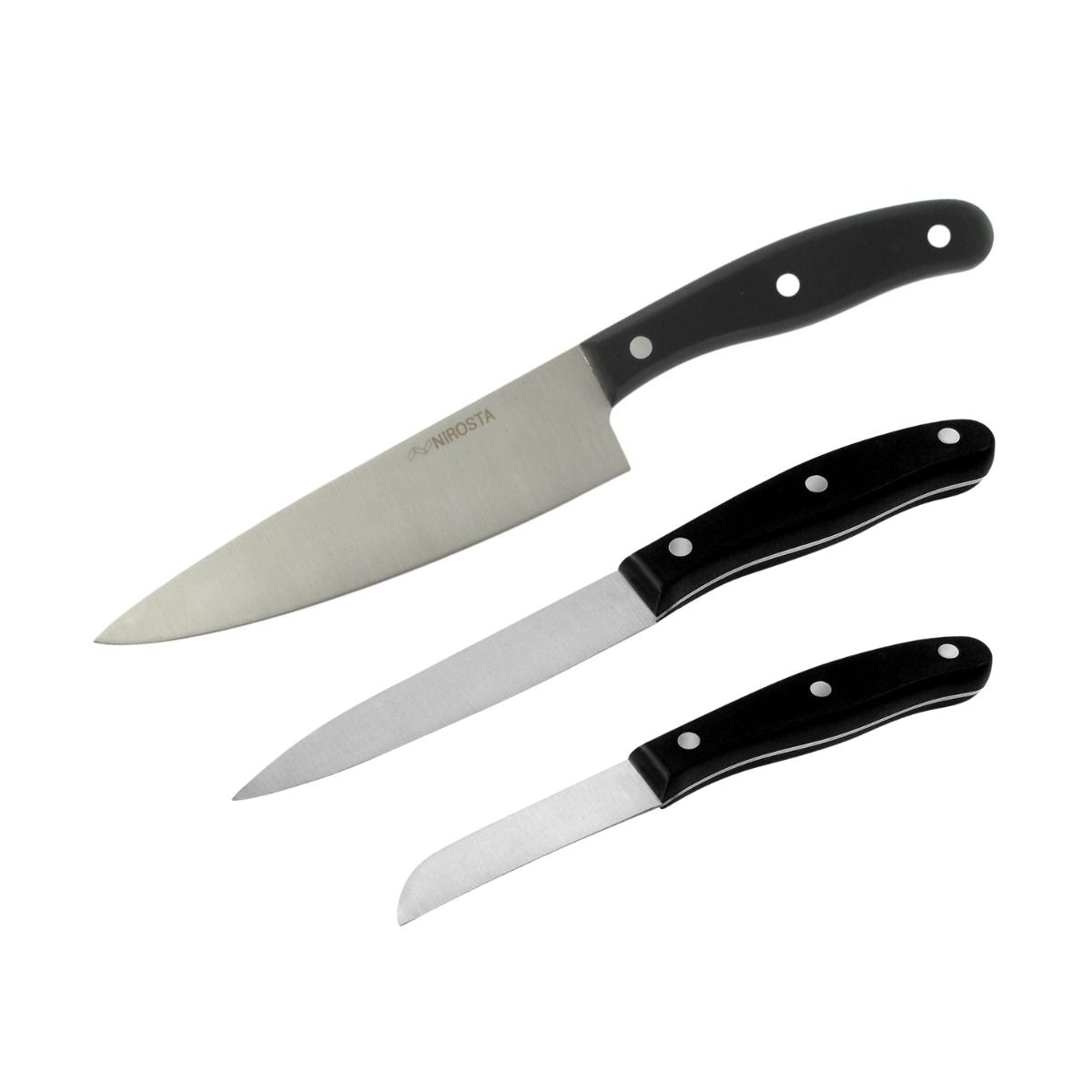 Ensemble de 3 couteaux de cuisine, NIROSTA