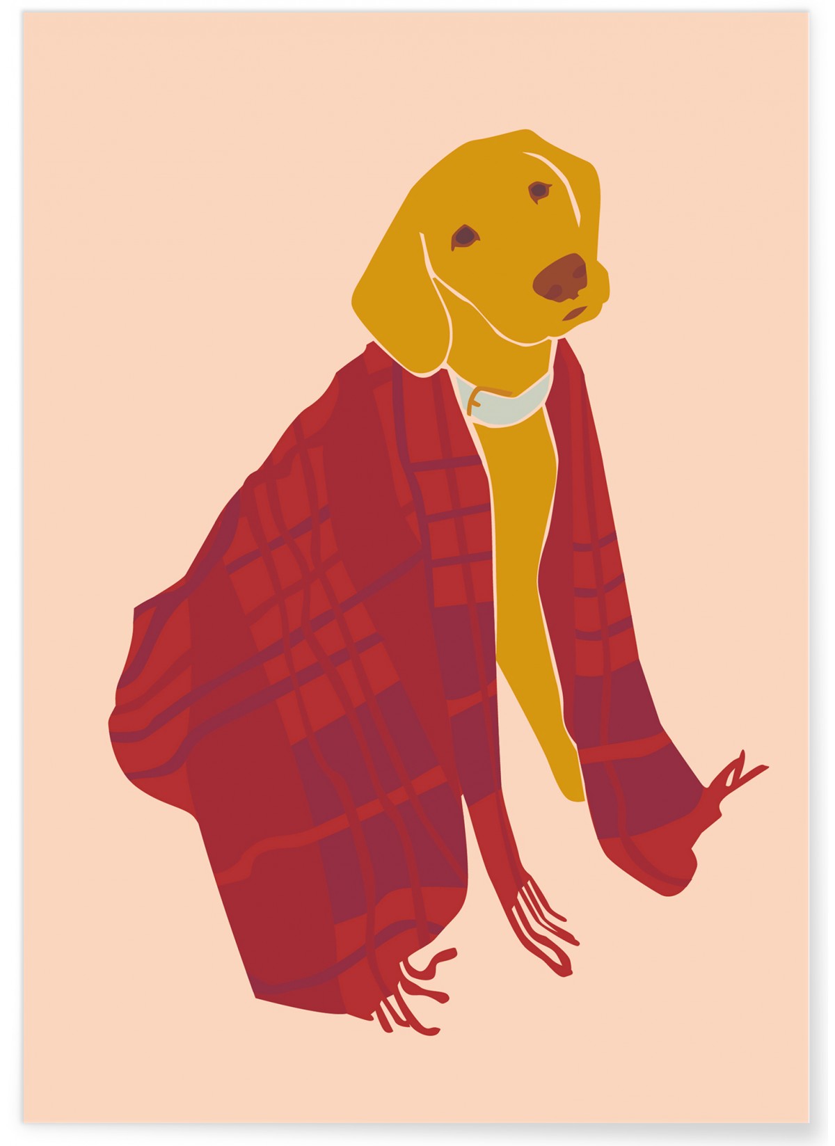 Affiche Abstract Dog 1, L'AFFICHERIE