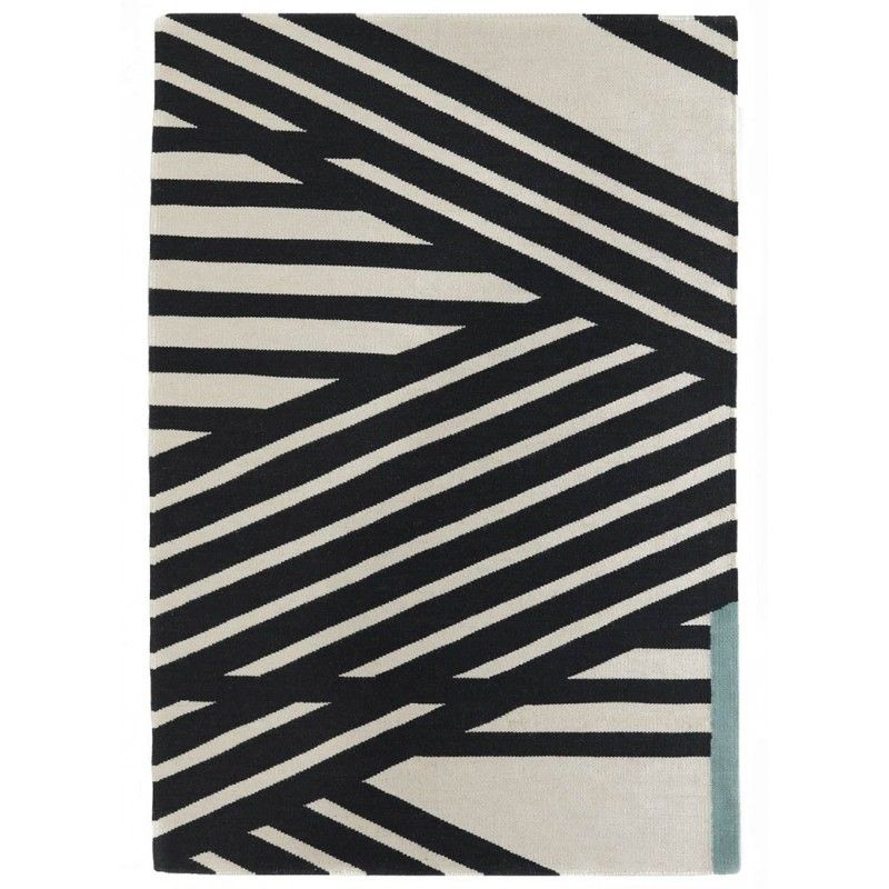 tapis laine contemporain kilim stripes