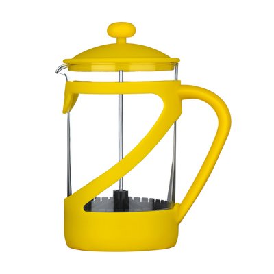 Kenya Yellow Plastic & Glass Cafetiere 850ml SO'HOME