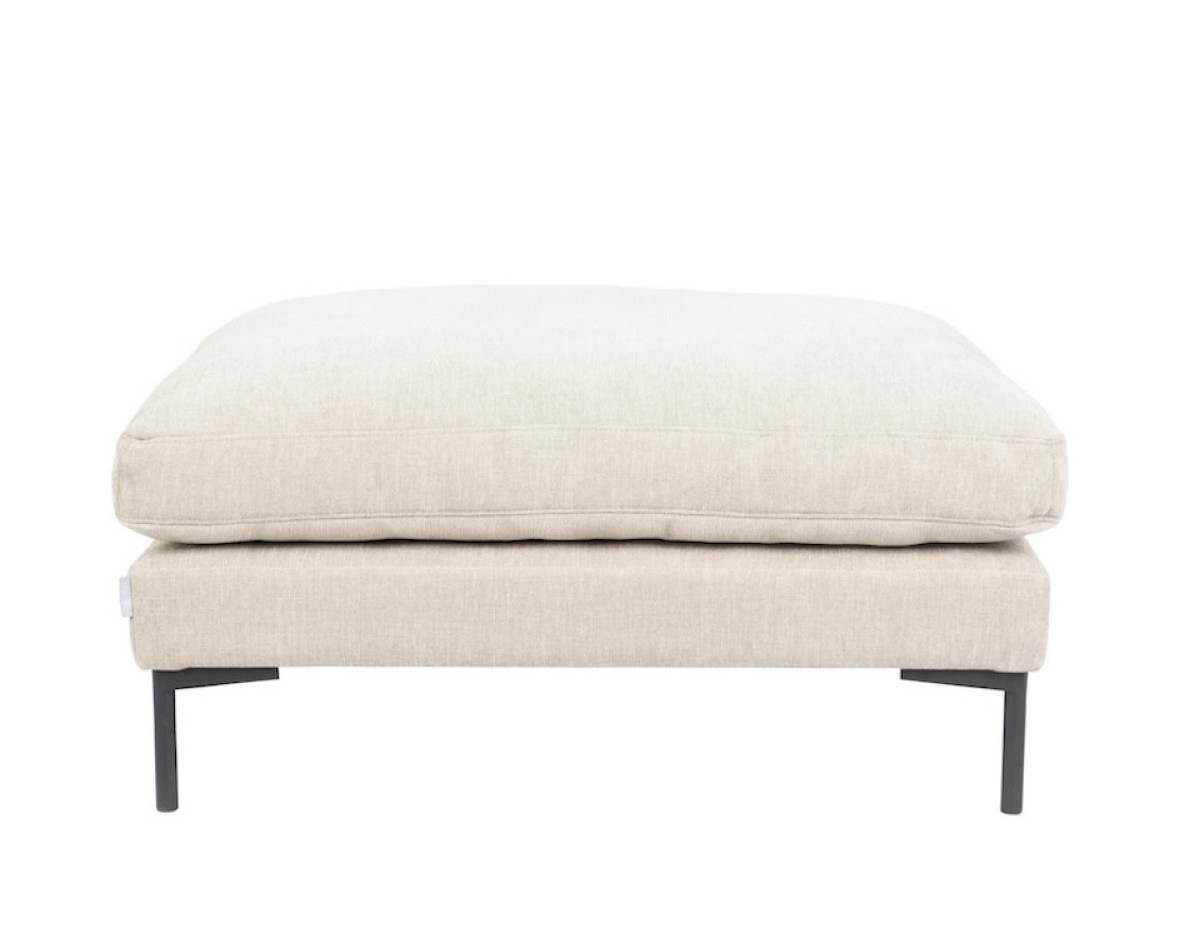 Pouf en tissu design confortable - SUMMER, ZUIVER