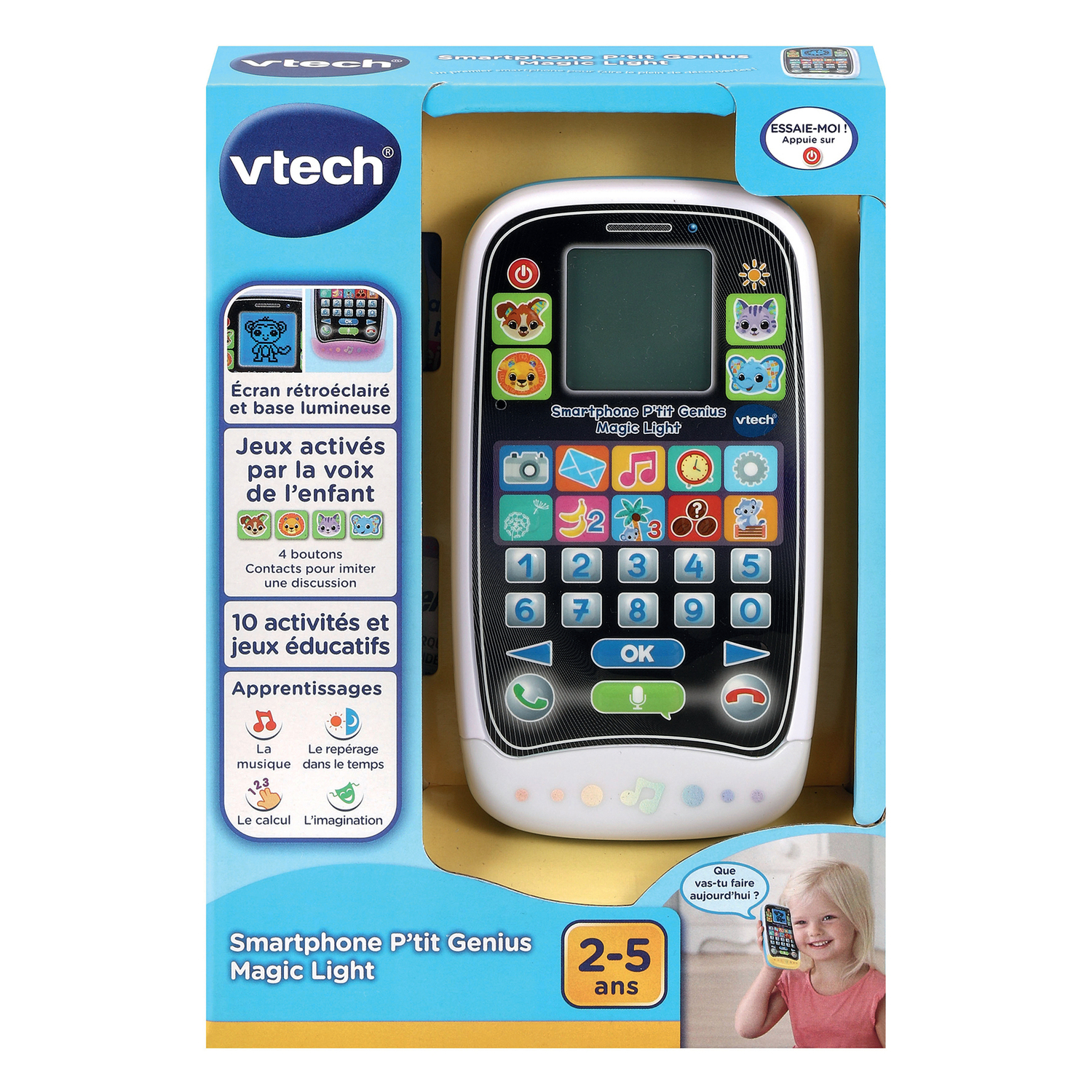Smartphone p'tit genius magic light, VTECH