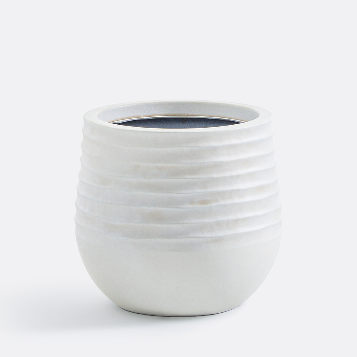 Übertopf, höhe 27,5 cm, neva cremeweiss La Redoute Interieurs