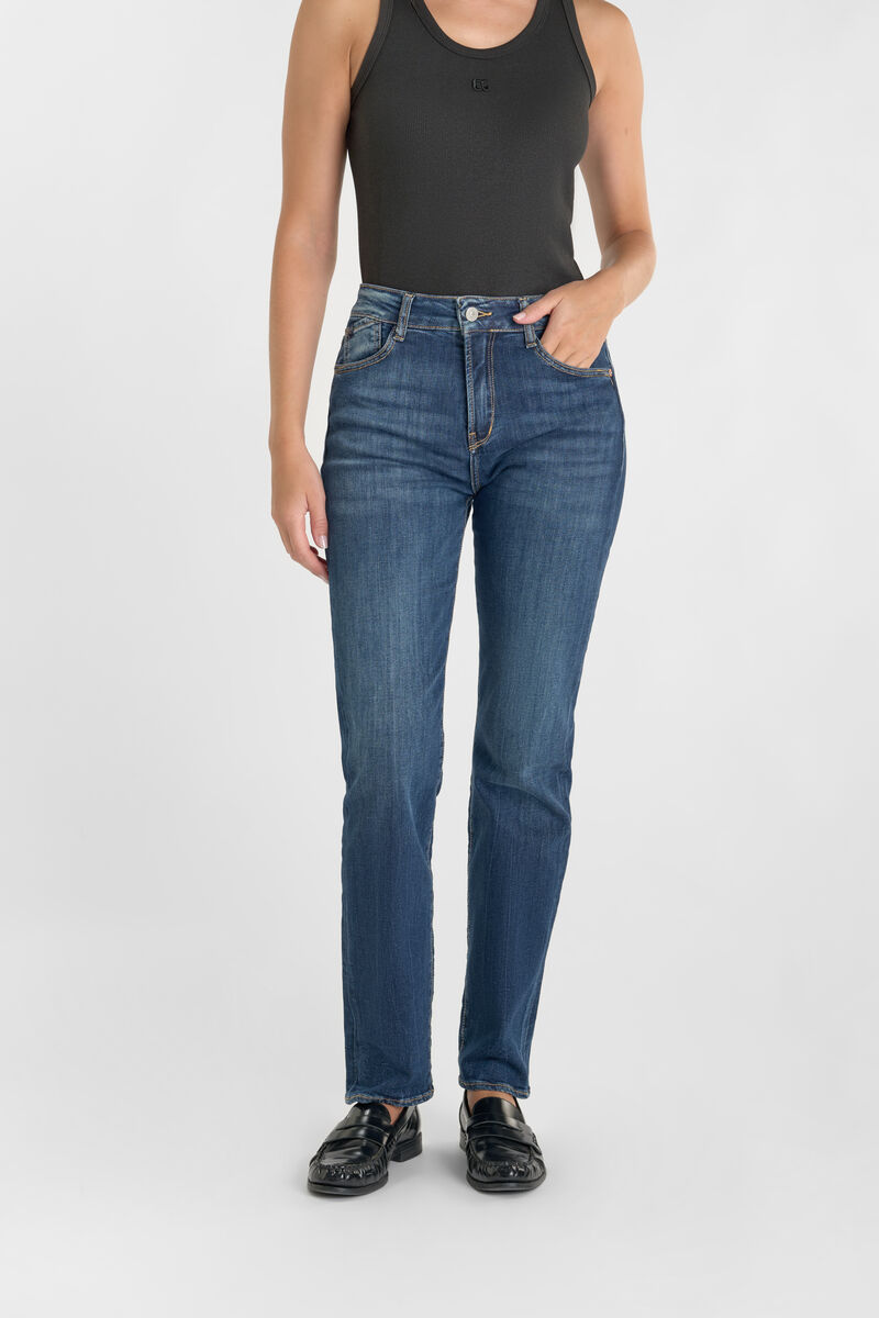 Jeans droite , longueur 34, LE TEMPS DES CERISES