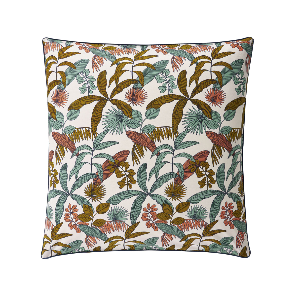 Taie d'oreiller unie en percale de coton, JANE CRUISE, ESSIX