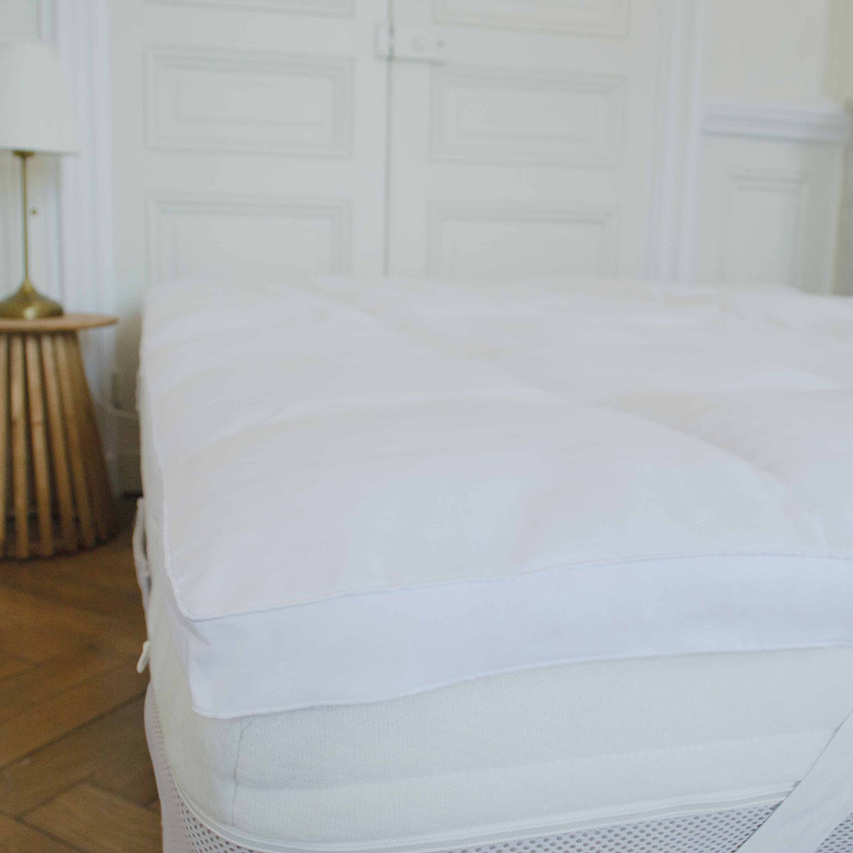 Surmatelas Microfibre Satin, TOISON D OR