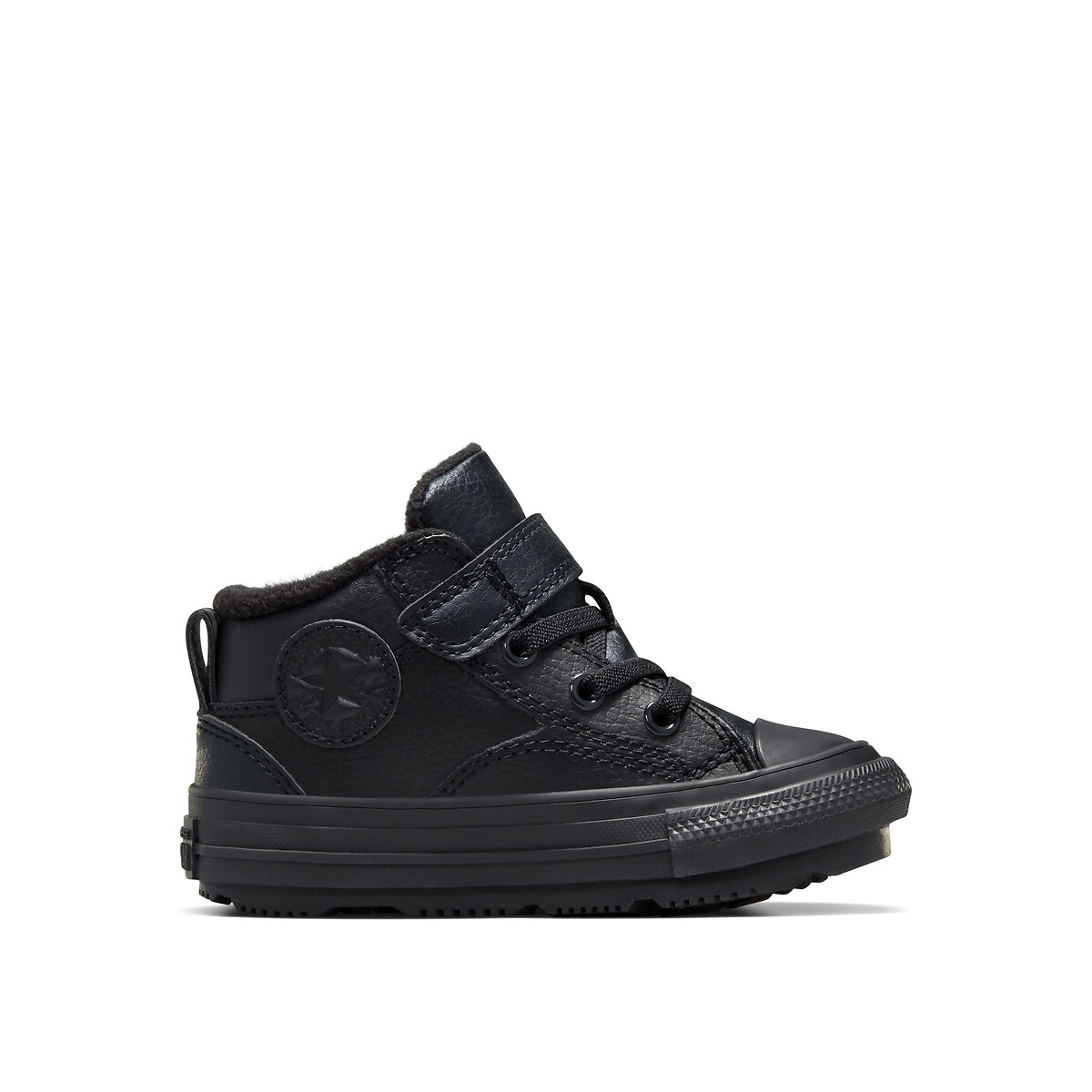 Kids Malden Street Boot Mid Leather High Top Trainers