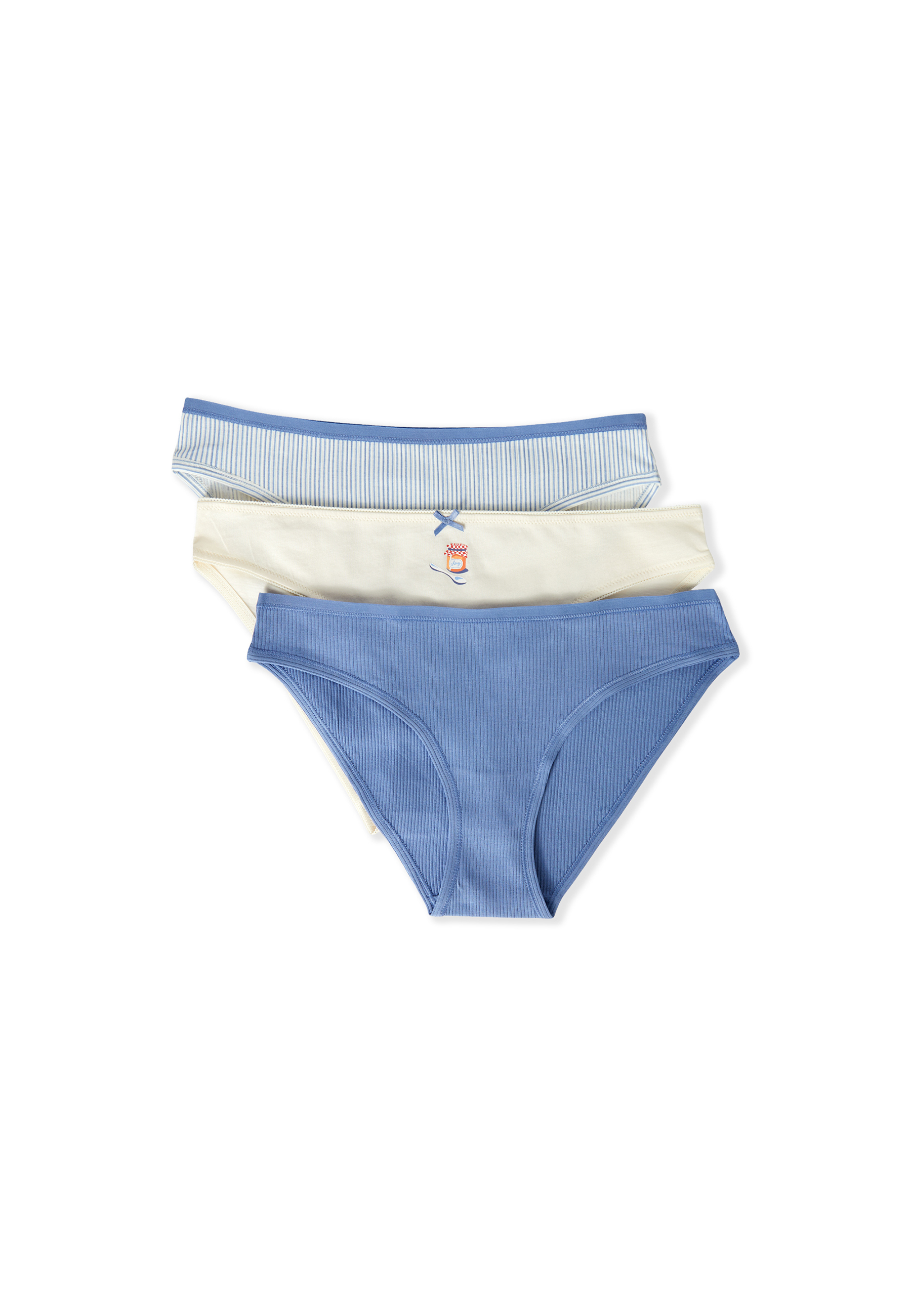 Lot de 3 culottes en coton JOHNNIE, ETAM