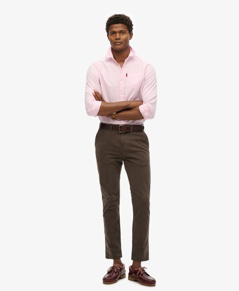 Pantalon Chino International Coupe Ajustée, SUPERDRY