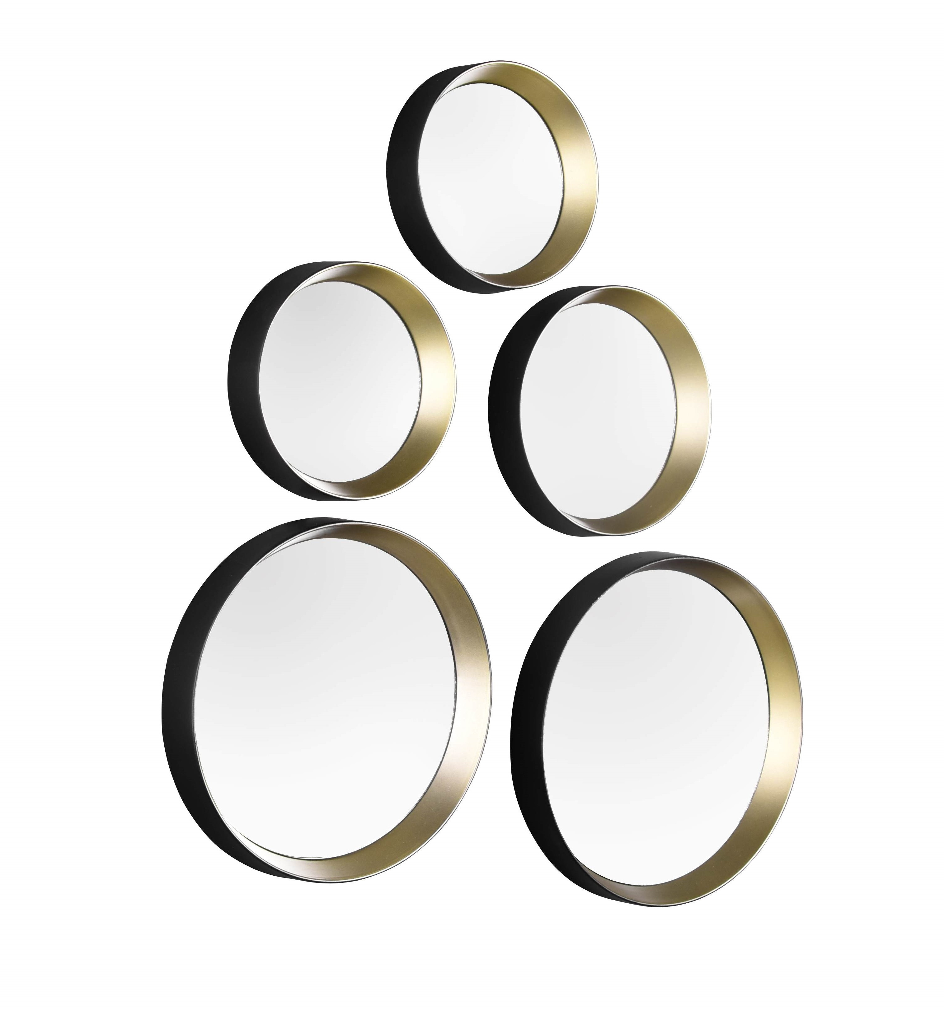Miroir design en verre rond, LIA, BOITE A DESIGN