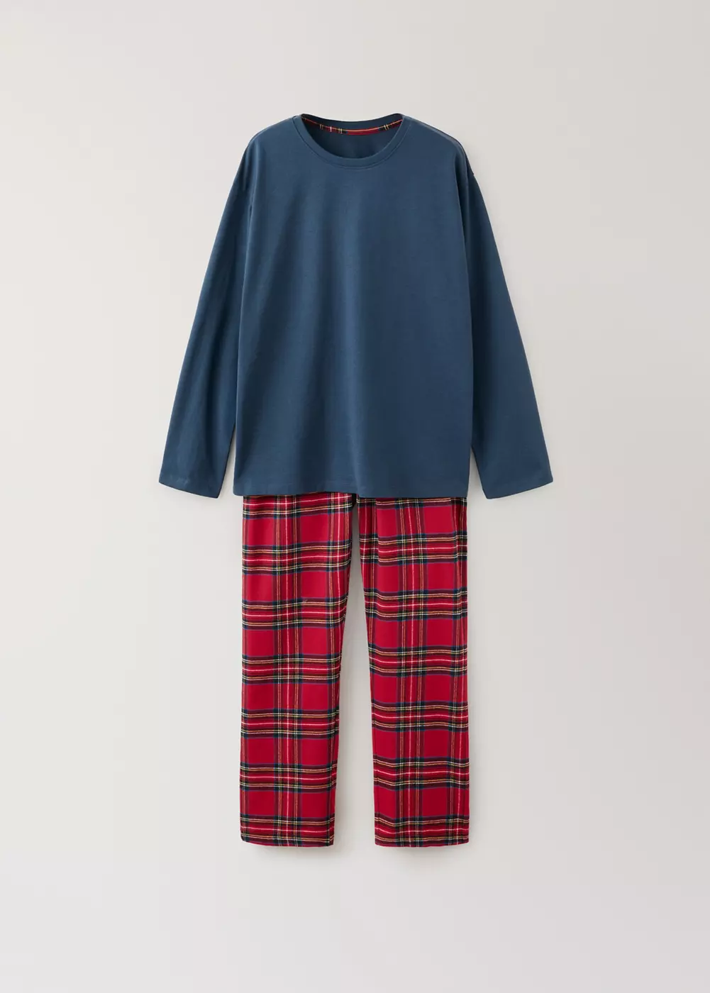 Pyjama complet à carreaux, MANGO TEEN