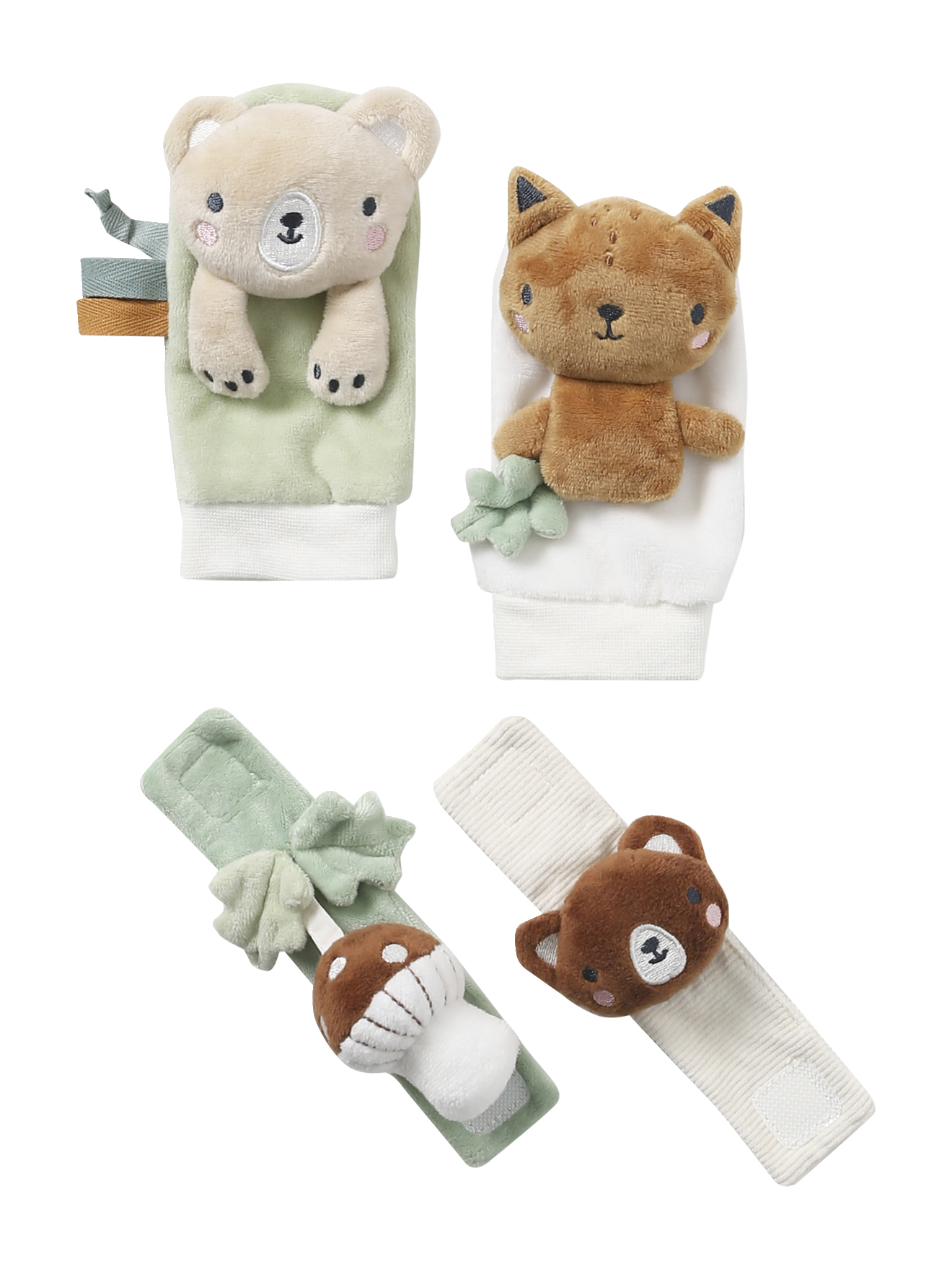 Hochets mains et pieds GREEN FOREST, VERTBAUDET