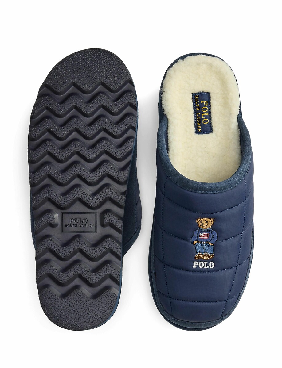Polo Ralph Lauren Zapatillas de casa Reade Scuff, Polo Bear — photo 3