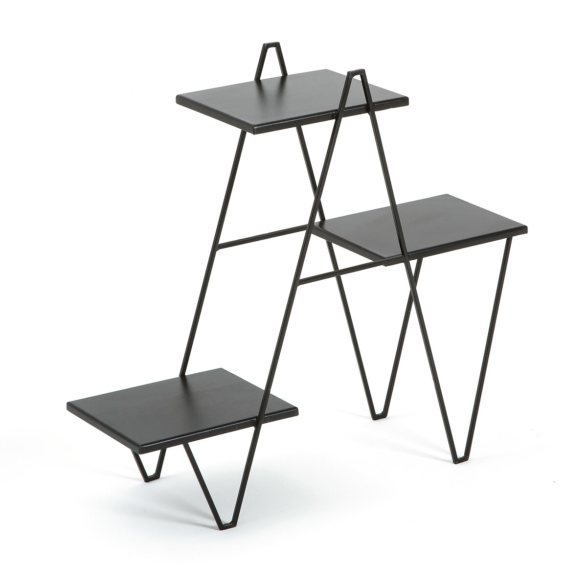 Product photograph of Hiba Metal Triple Shelf For Herb Pots from La Redoute UK