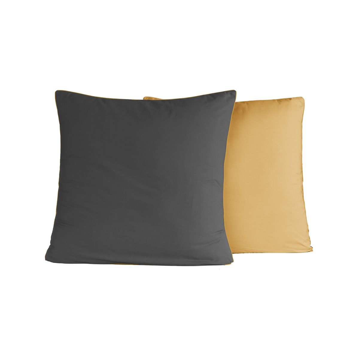 Housse De Couette Percale Coton DOZMARY Sensei - Bicolore Réversible, 140x200 Cm, Indigo/nuage, 80 Fils/cm² - 7
