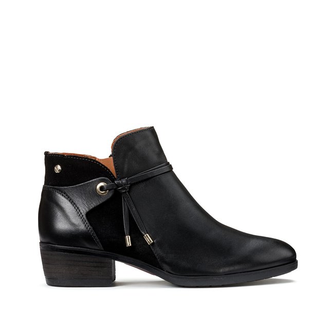 Daroca leather ankle boots, black, Pikolinos | La Redoute