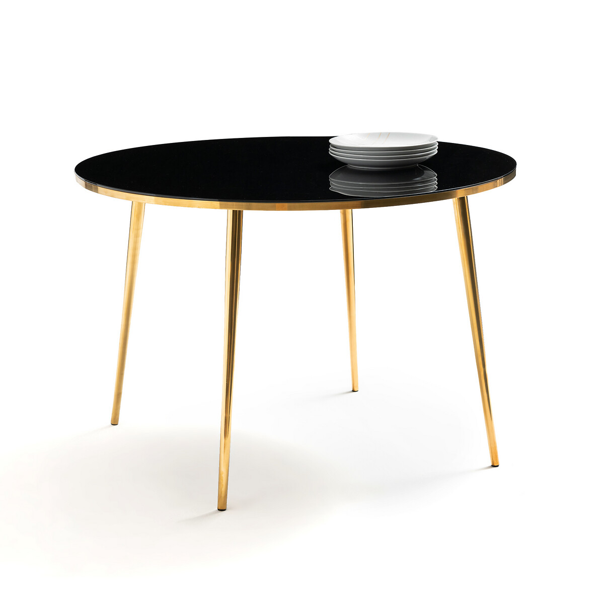 Luxore Round Tempered Glass Dining Table