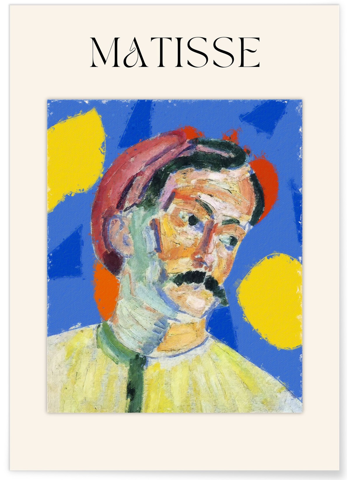 Poster Matisse - Portrait au béret, L'AFFICHERIE