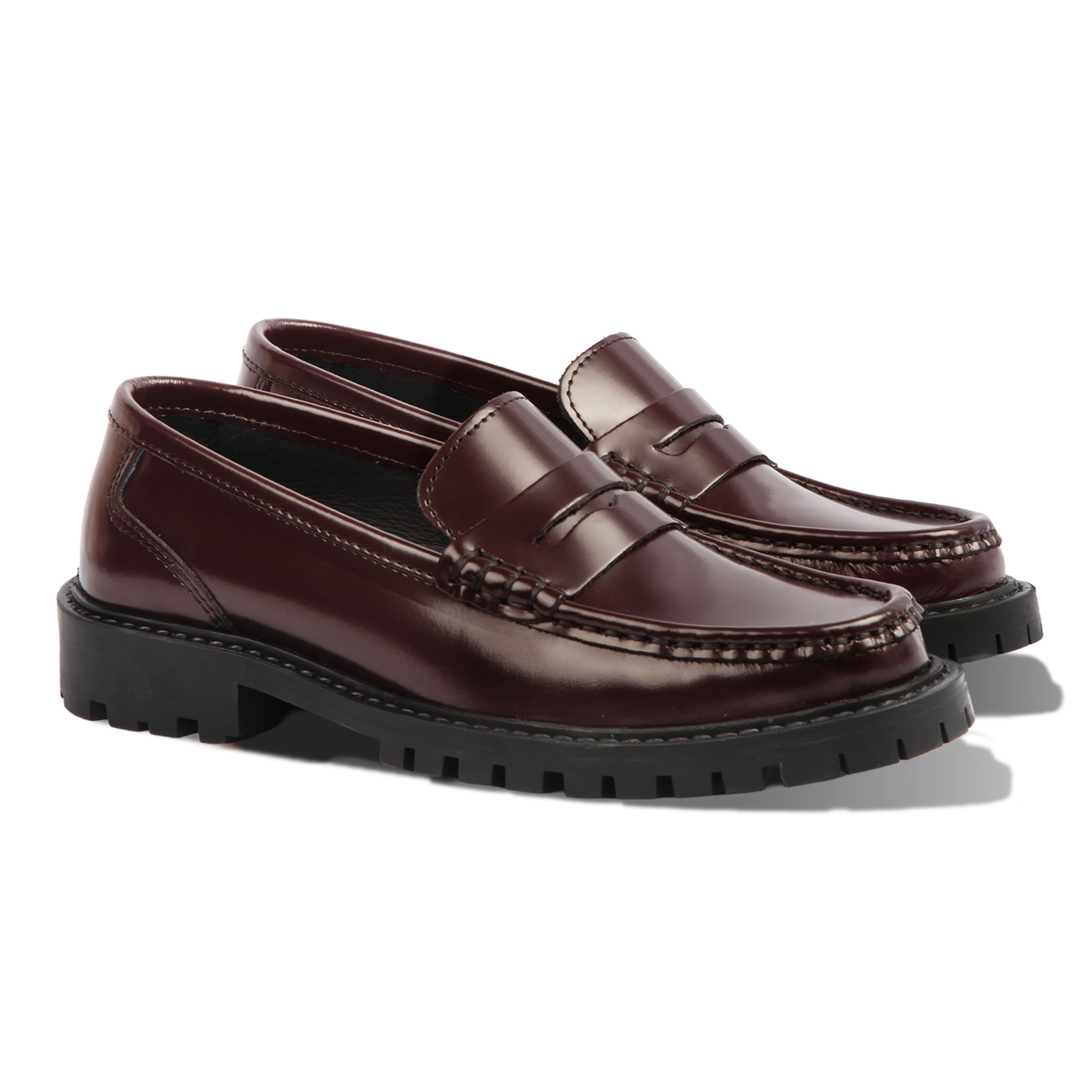 Mocassins Iris cuir vernis, JULES & JENN
