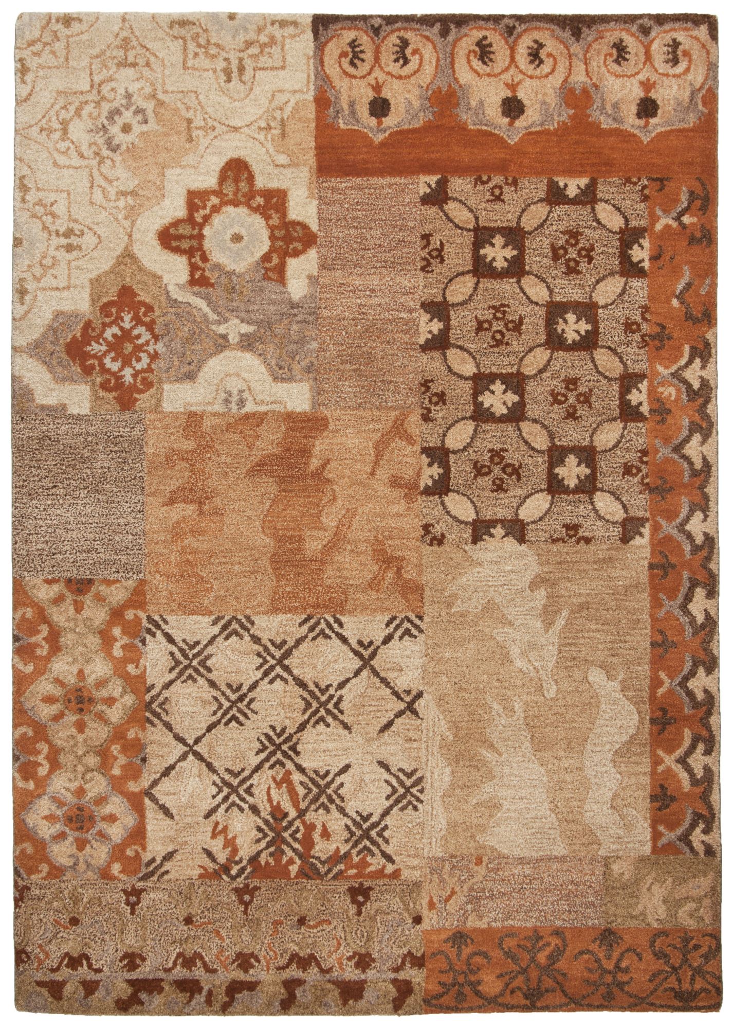 Tapis Salon FAUNA 931 - tapis Gabbeh, THEKO