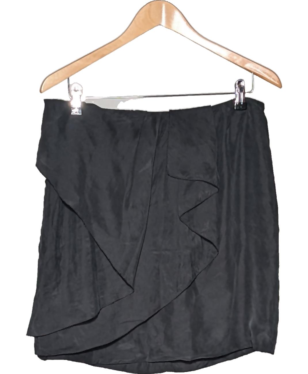 Jupe Comptoir Des Cotonniers Taille 38 En Lin Gris-marron - Très Bon état