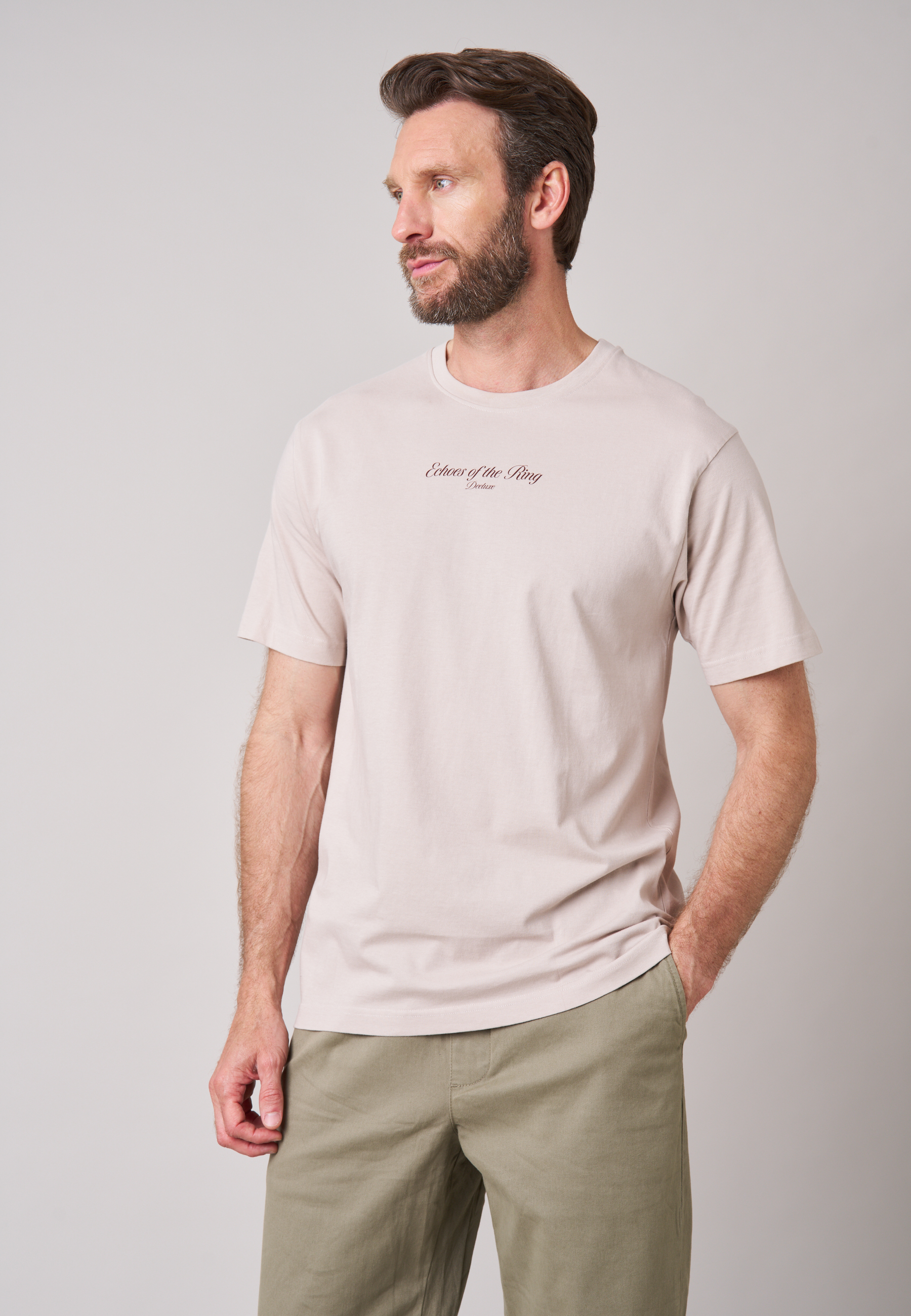 T-shirt loose homme imprimé dos gants de boxe BOXE, DEELUXE