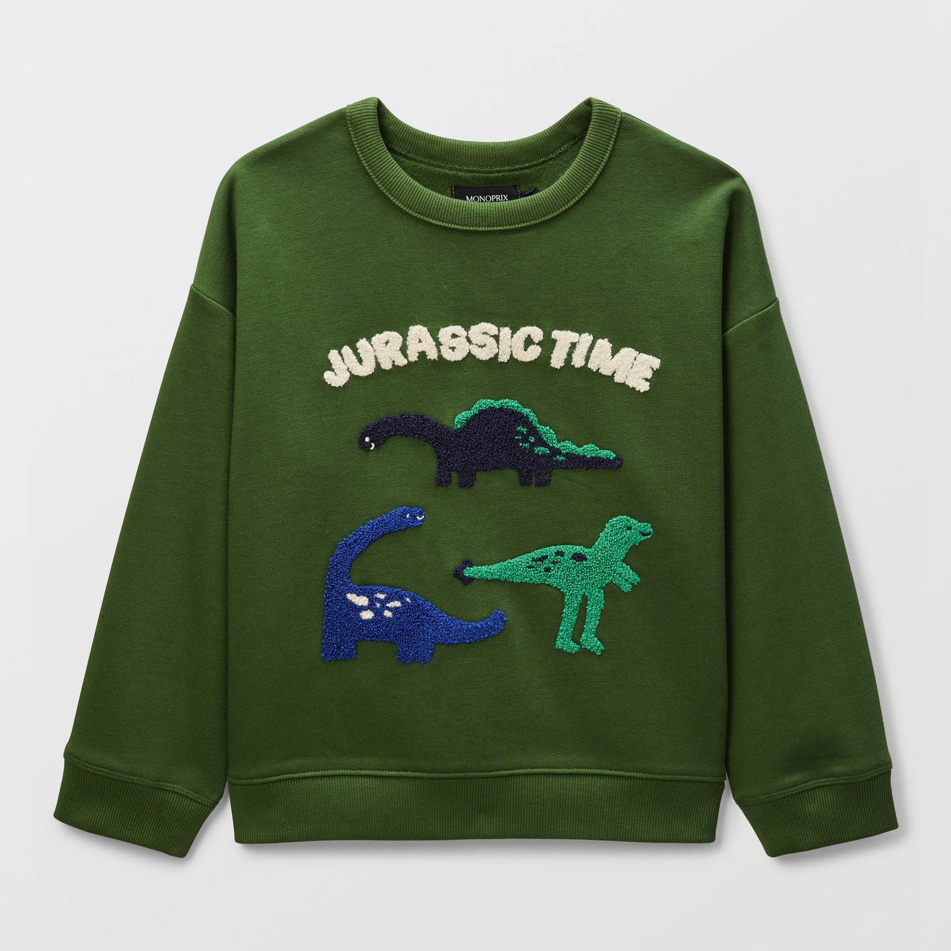 Sweat imprimé en coton BIO GOTS, MONOPRIX