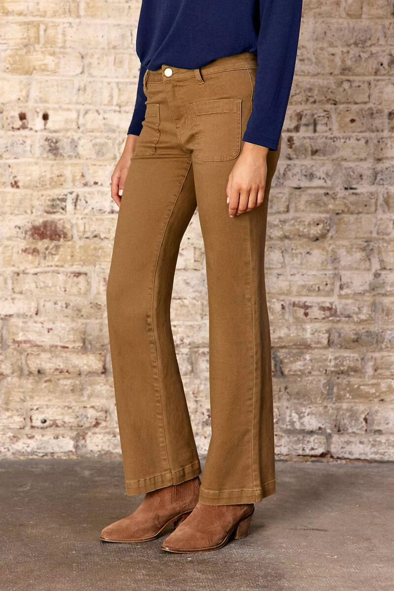 Bootcut broek met luipaardprint SONNY, LA PETITE ETOILE