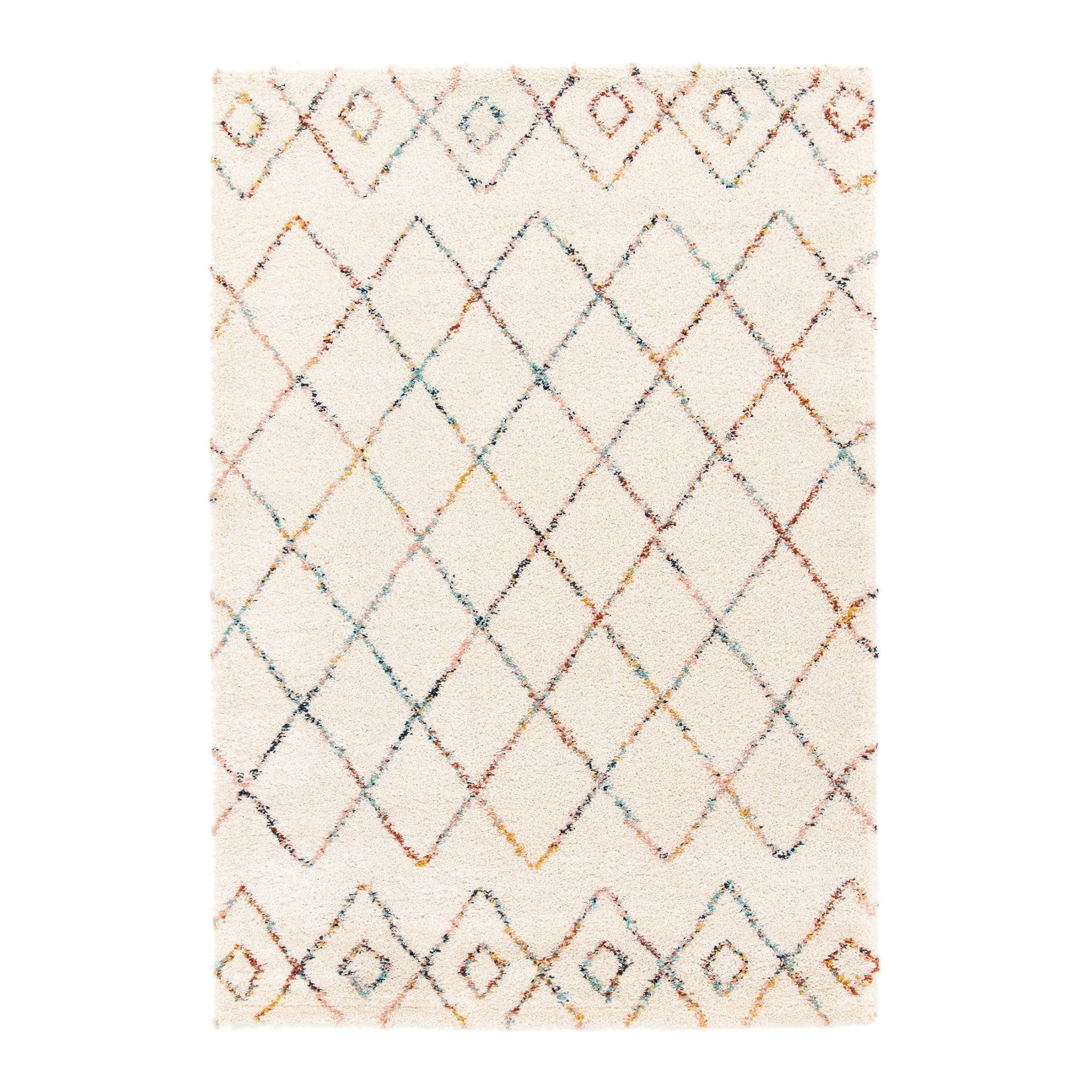 Tapis shaggy design doux et volumineux HARLEQUIN, AFK LIVING