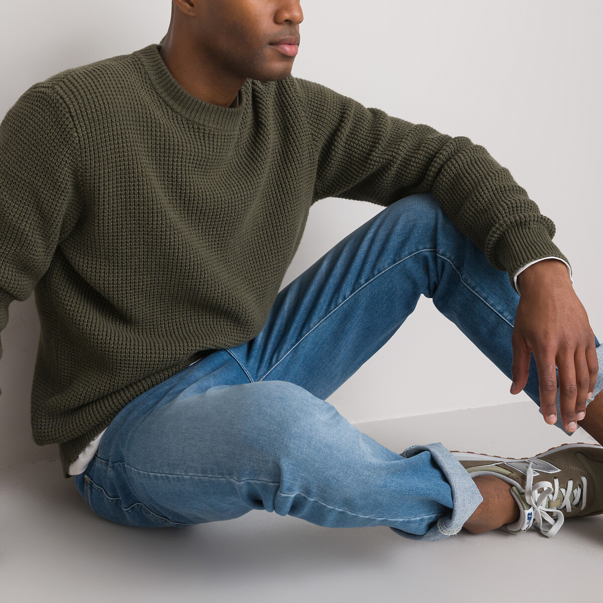 Mens khaki jumper | La Redoute