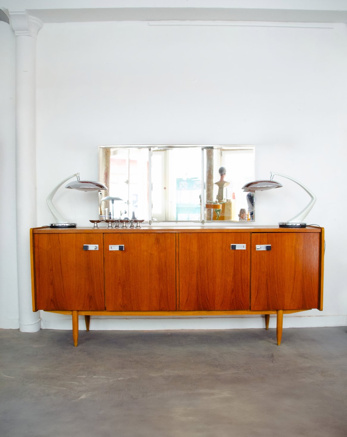 Enfilade scandinave en teck Margaret N°463 - Bon état, DEBONGOUT