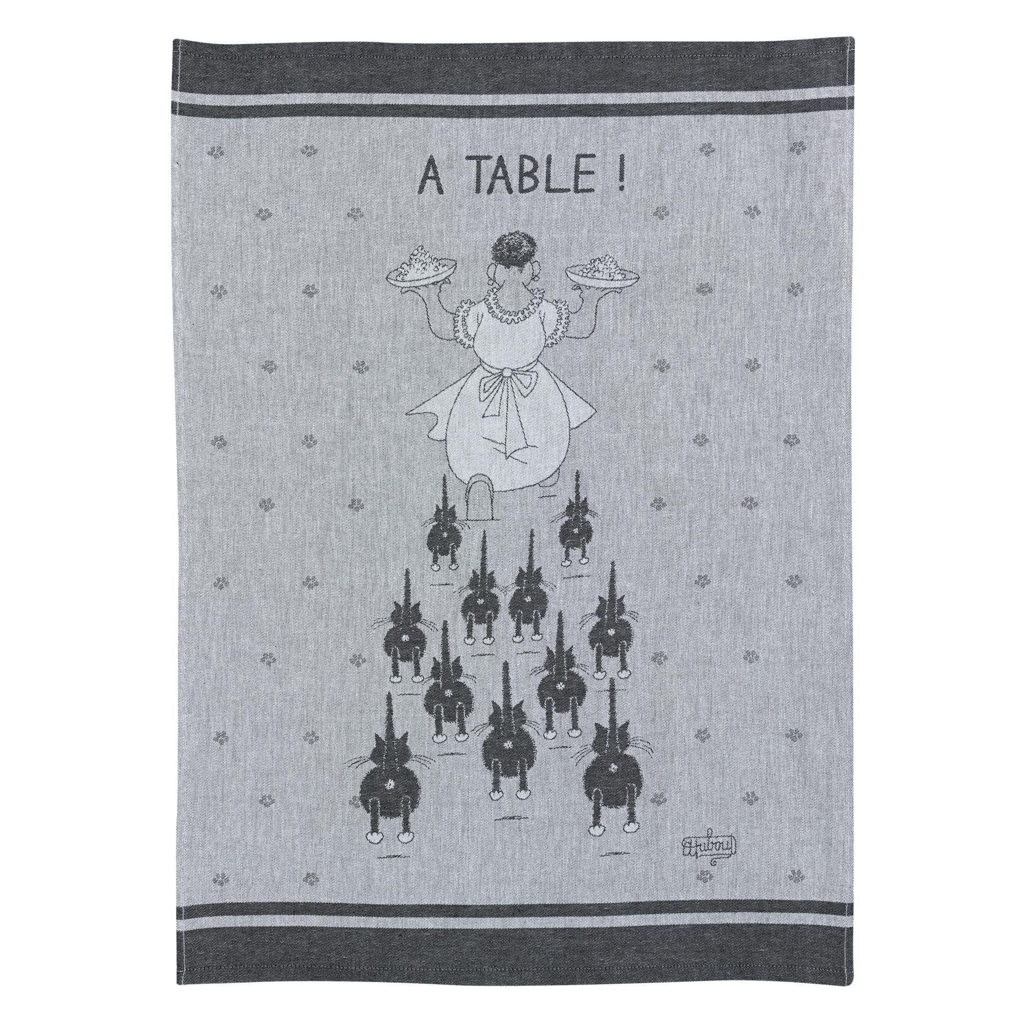 Torchon jacquard À table, WINKLER