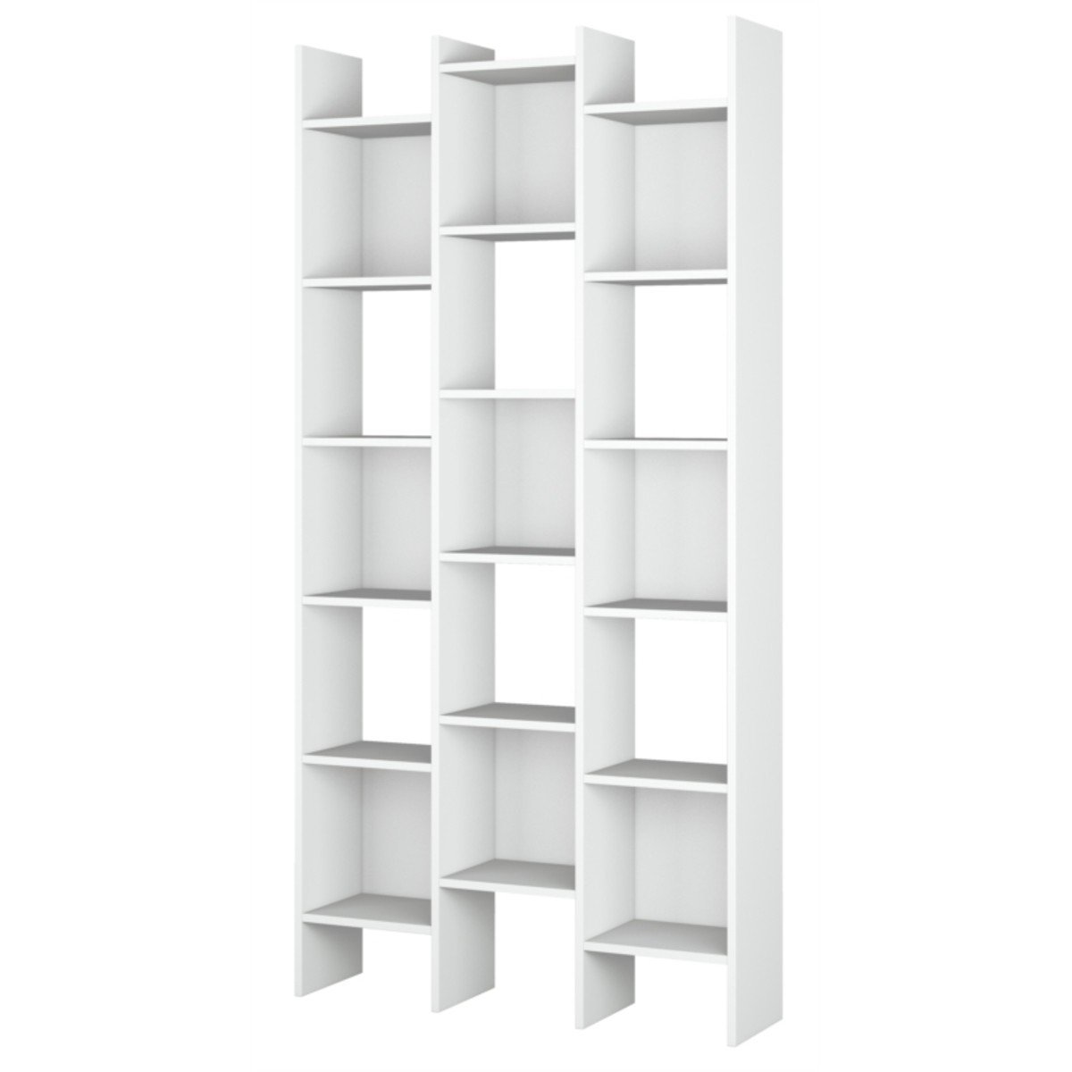 Bibliothèque 3 colonnes 15 compartiments Italian - H192 cm, CALICOSY