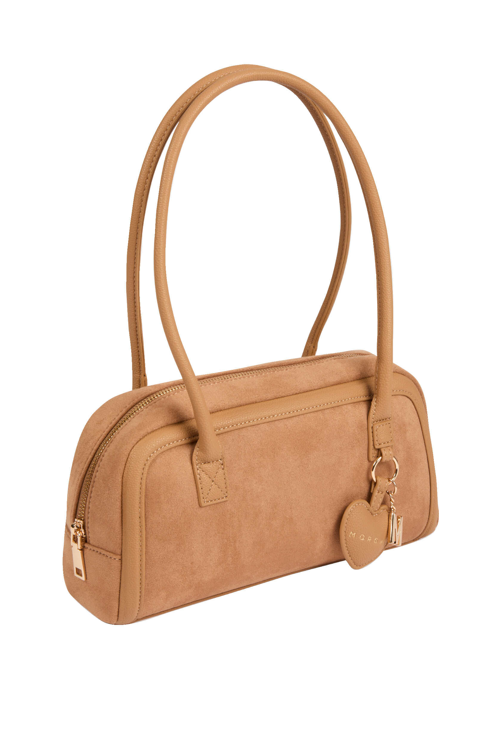 Sac baguette suédine, MORGAN