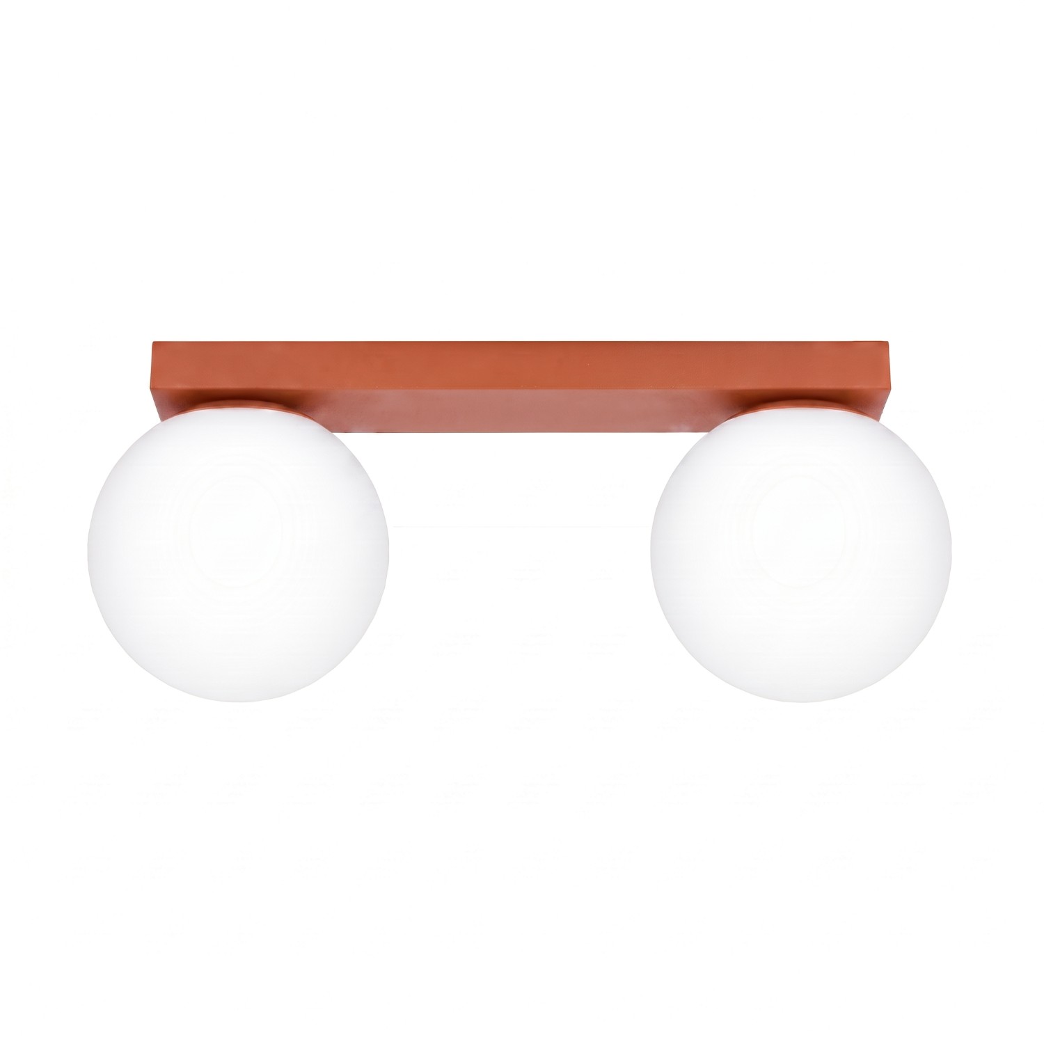 Plafonnier Acier Ocre Rouge G9 2 Yoli, EDEN