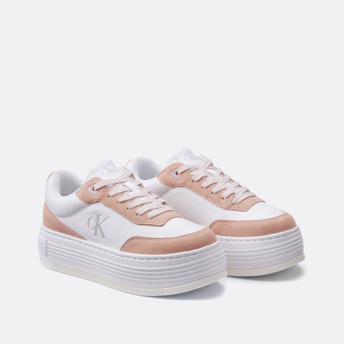 Calvin Klein Jeans Zapatillas con cuña de piel CK Jeans