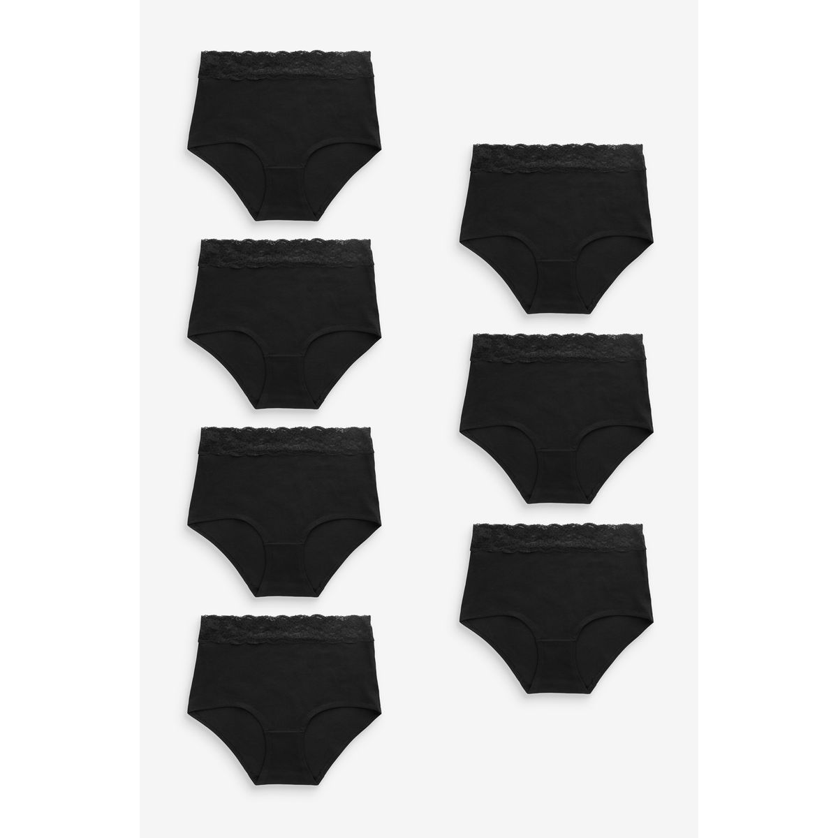 Culotte en dentelle et coton, lot de 7, NEXT
