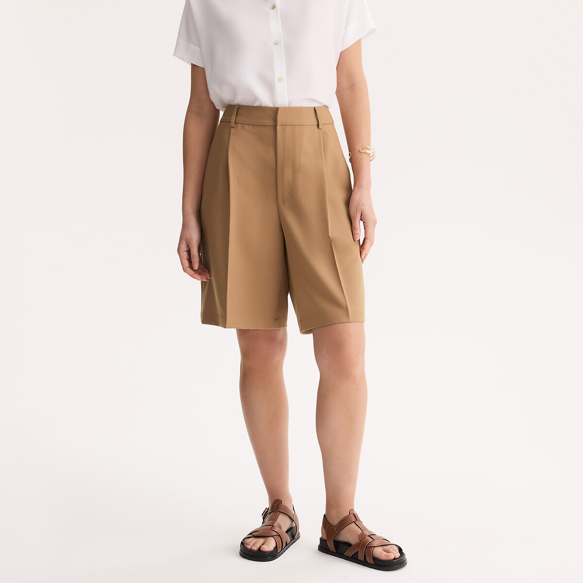 Bermudas anchas y holgadas, con pinzas, ANNE WEYBURN