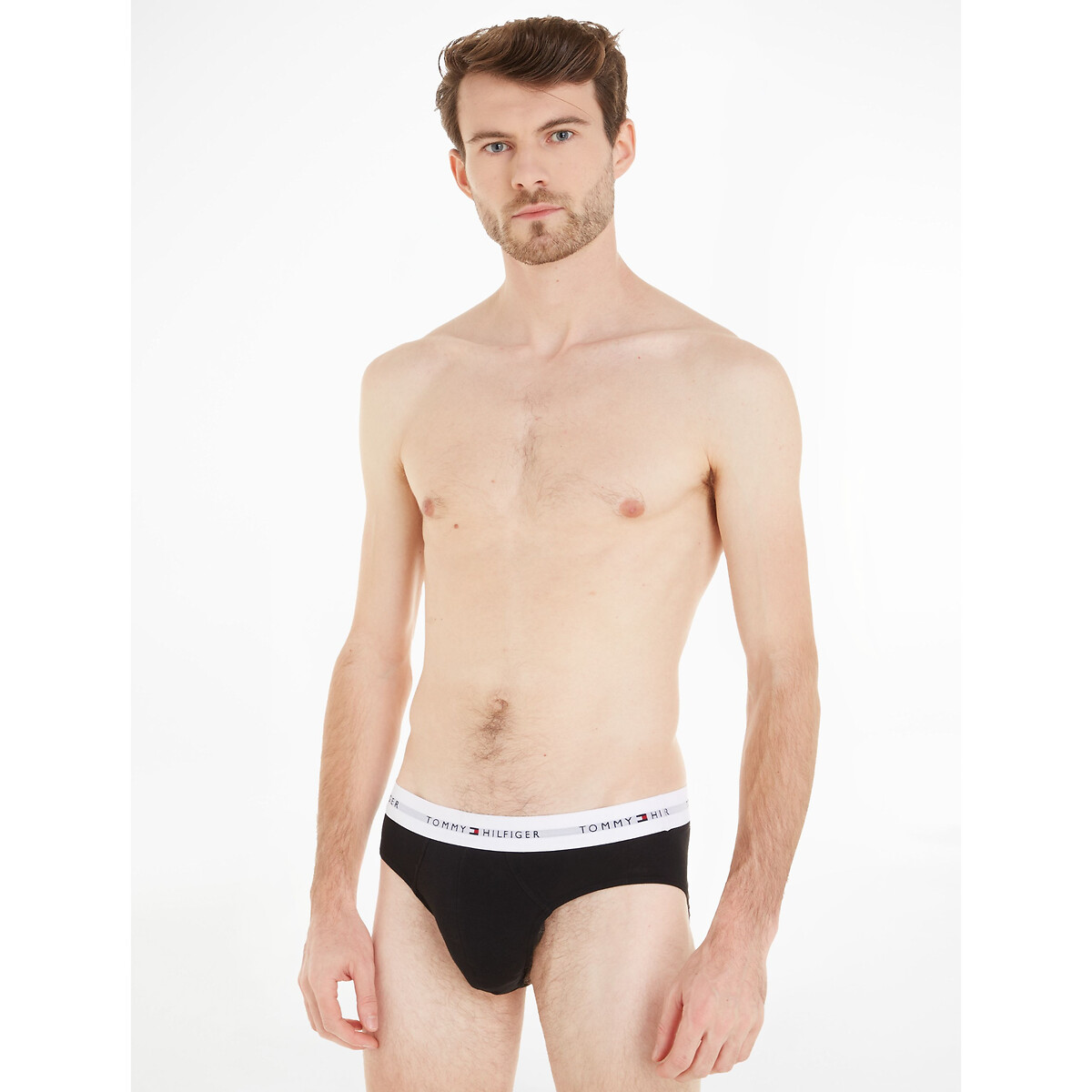 Pack of 5 Briefs in Plain Cotton