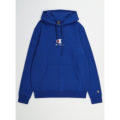 Embroidered Centre Logo Hoodie in Cotton Mix CHAMPION