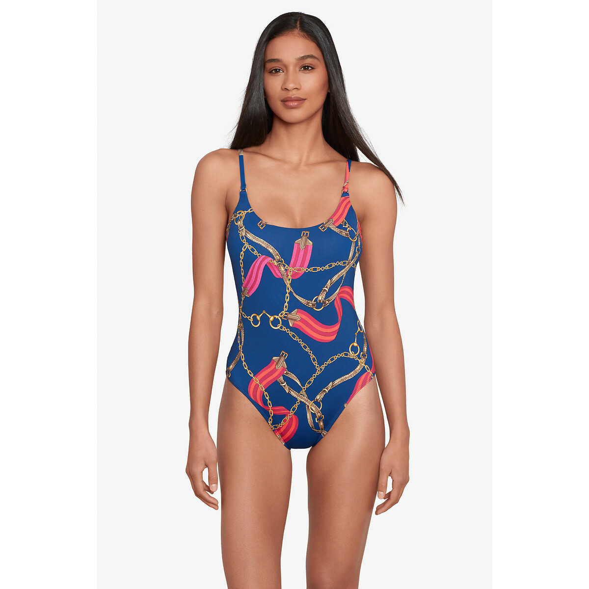 Ralph lauren blue swimsuit sales