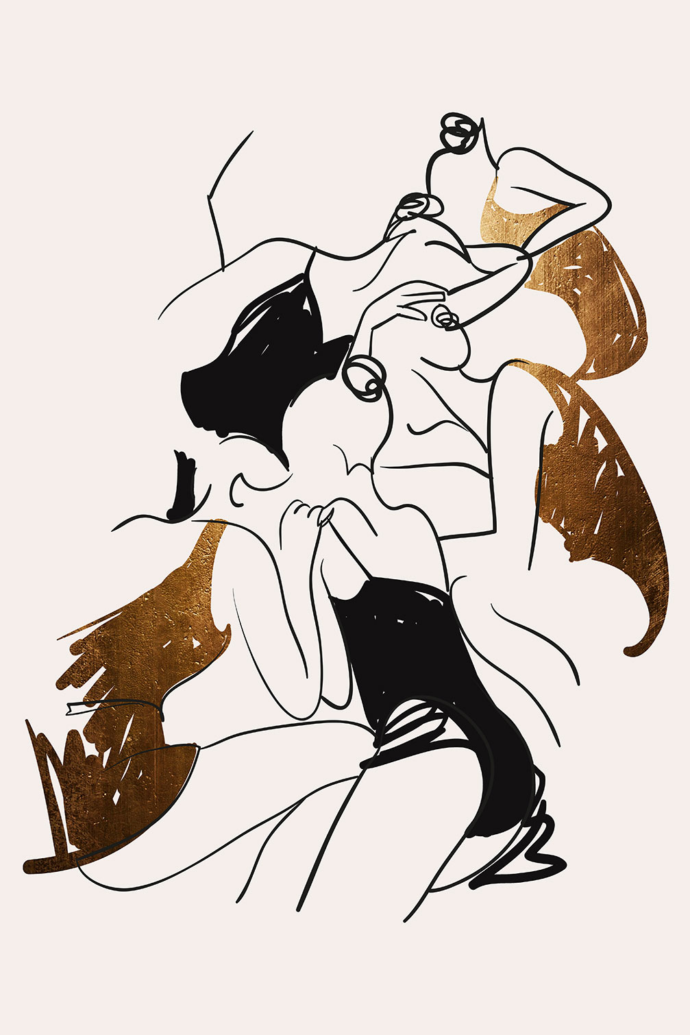 Tableau dessin ballerines, HEXOA