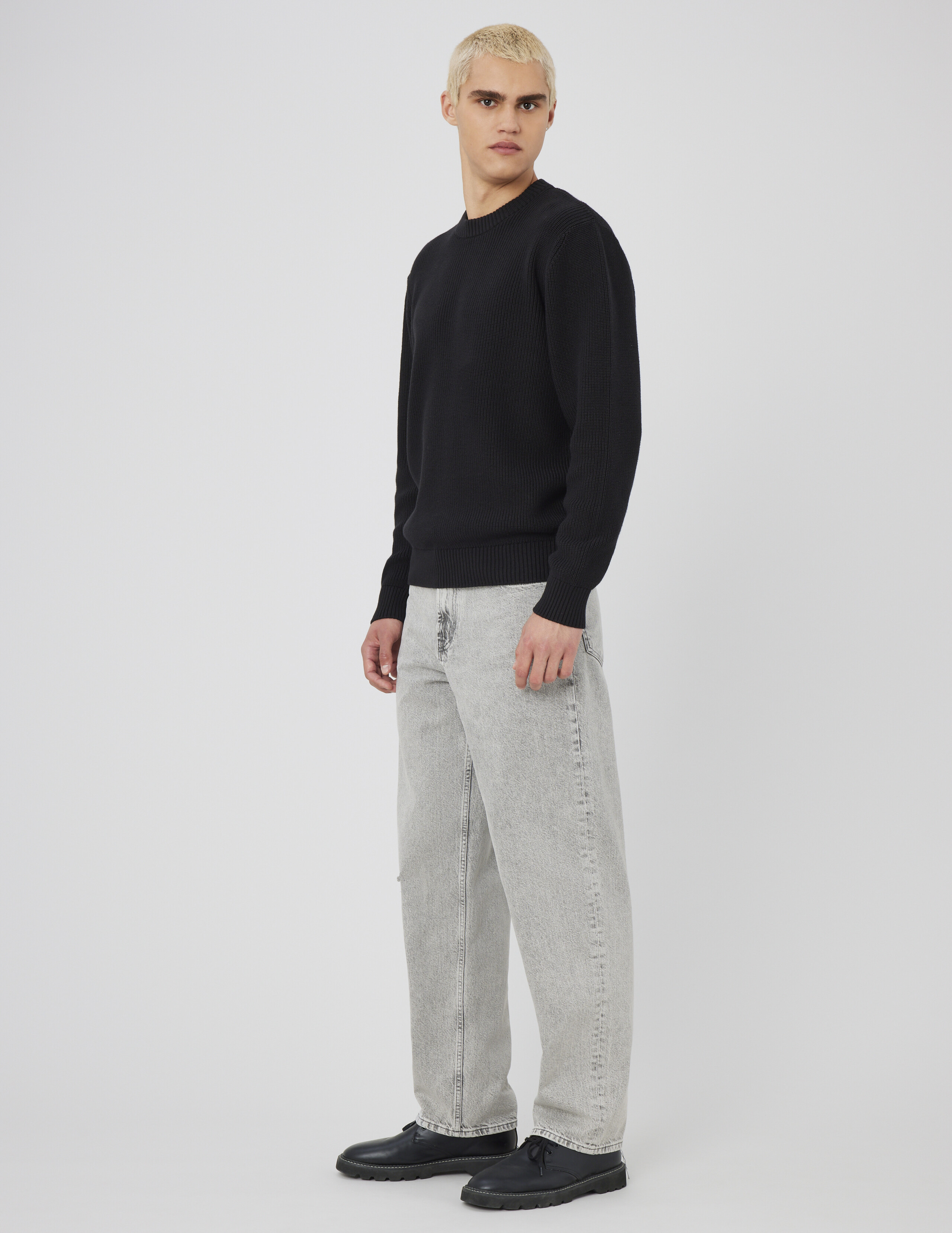 Jean loose gris clair, BZB