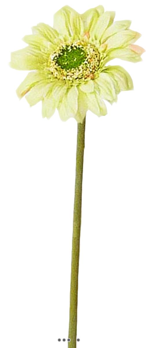 Gerbera artificiel H 48 cm D 8 cm superbe Crè, ARTIFICIELLES