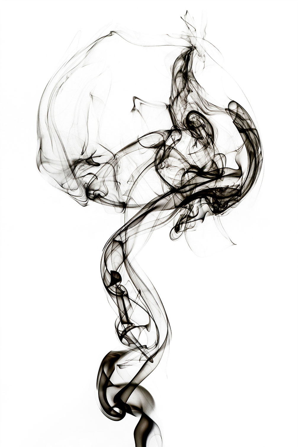 Tableau black smoke medusa, HEXOA