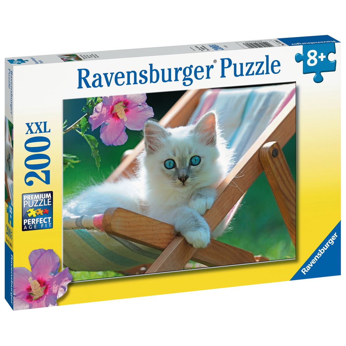 Ravensburger - puzzle enfant - puzzle 200 p xxl - chaton blanc - dès 8 ans  - 13289 Ravensburger
